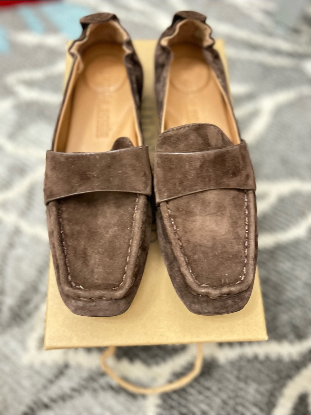 Women’s Gentle Souls BrownSuede Penny Loafers - Brown Size 6.5